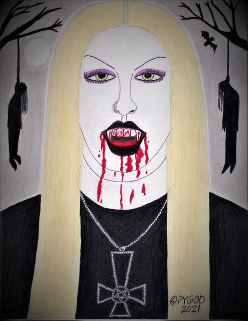 Black Metal Chick aka Countess of Death - SatansSchlongs.com