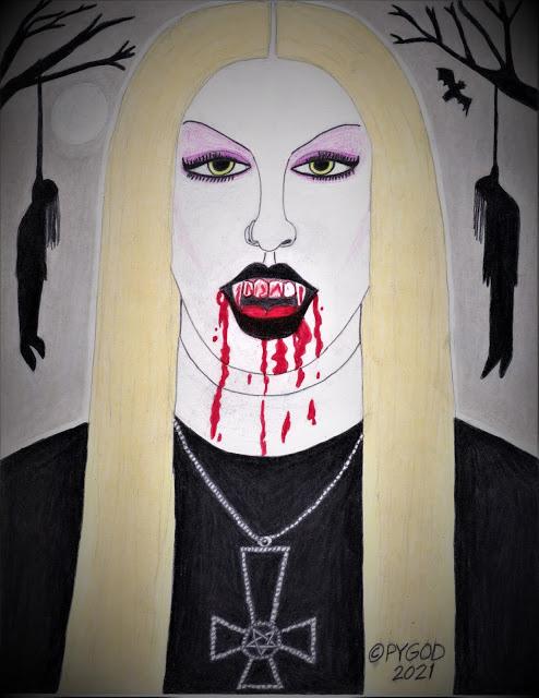 Black Metal Chick aka Countess of Death (2021-03-29) - SatansSchlongs.com
