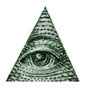 Eye of Providence, symbol of the Illuminati / New World Order (NWO) 